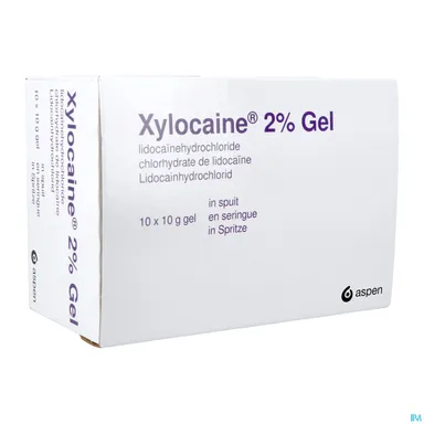 Xylocaine Gel Seringue 10x10g 2%