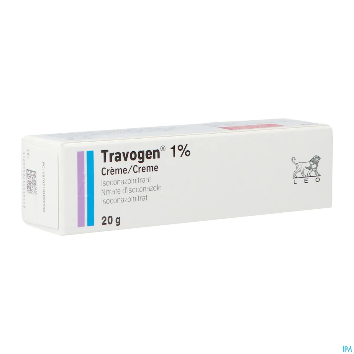 Travogen Crème Derm 1 X 20 G 1%