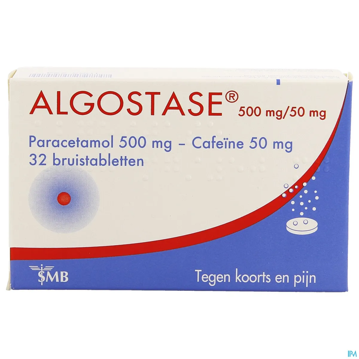 Algostase 500mg/50mg 32 Comprimés Effervescents