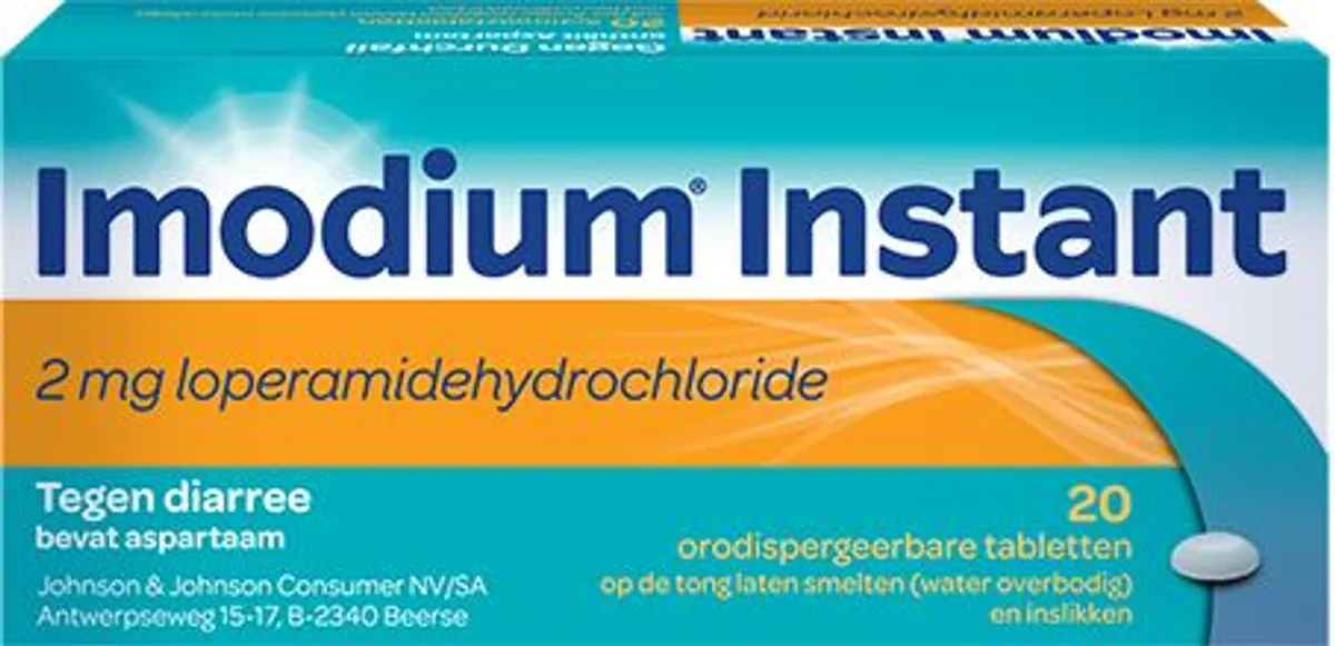 Imodium Instant 2mg 20 orodispergeerbare tabletten
