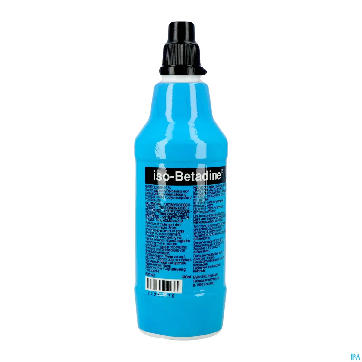 iso-Betadine Gynecologie 10% Oplossing voor Vaginaal Gebruik 500ml