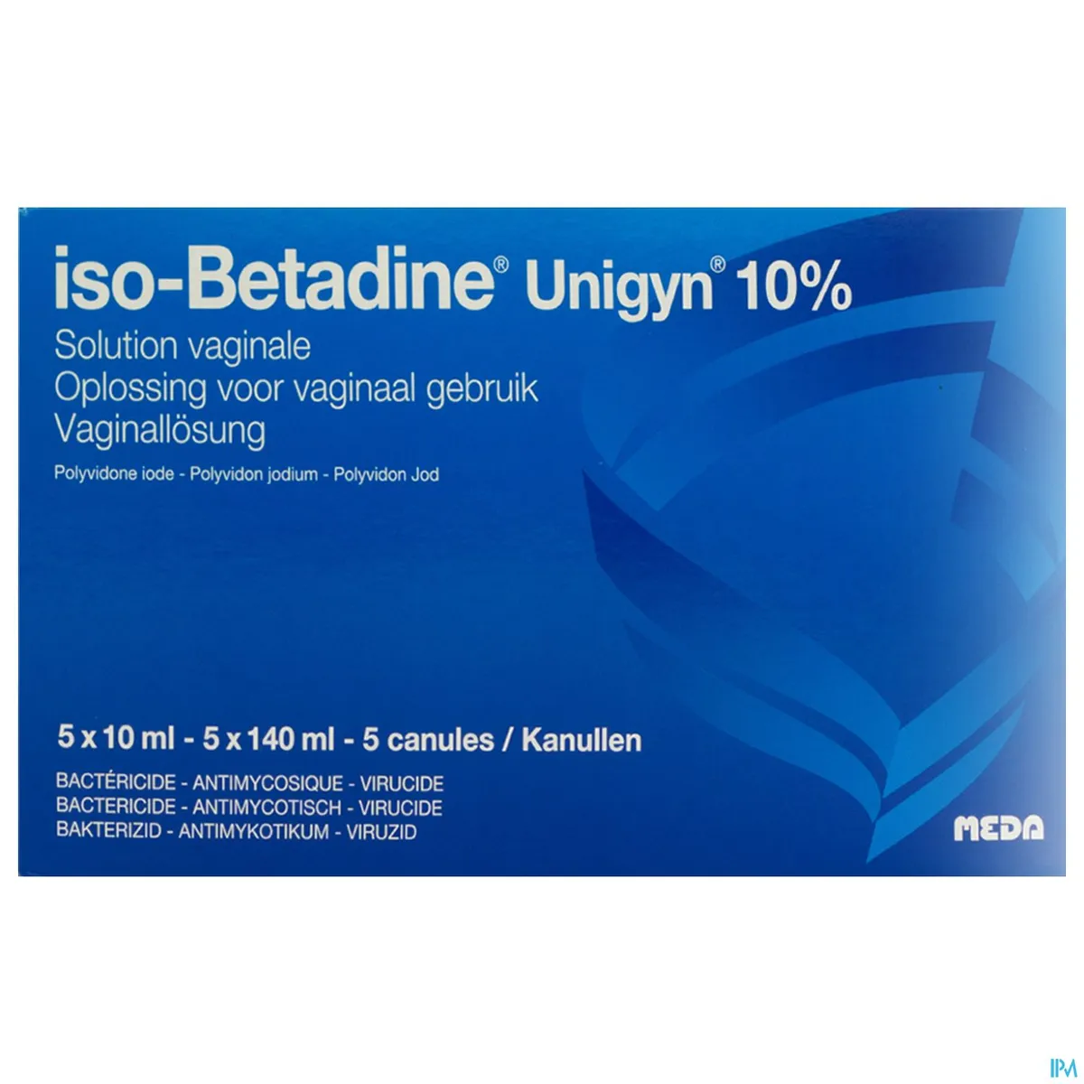 iso-Betadine Unigyn 10% Oplossing voor Vaginaal Gebruik 5 Monodoses + 5 Canules