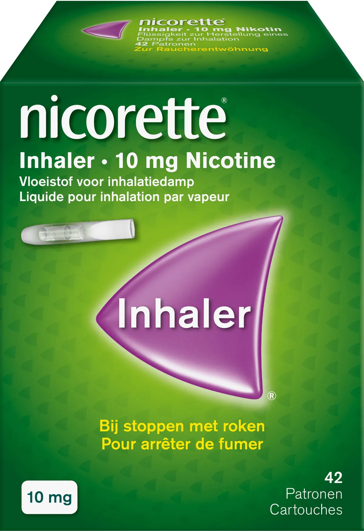 Nicorette Inhaler 10mg De Nicotine 42 Cartouches