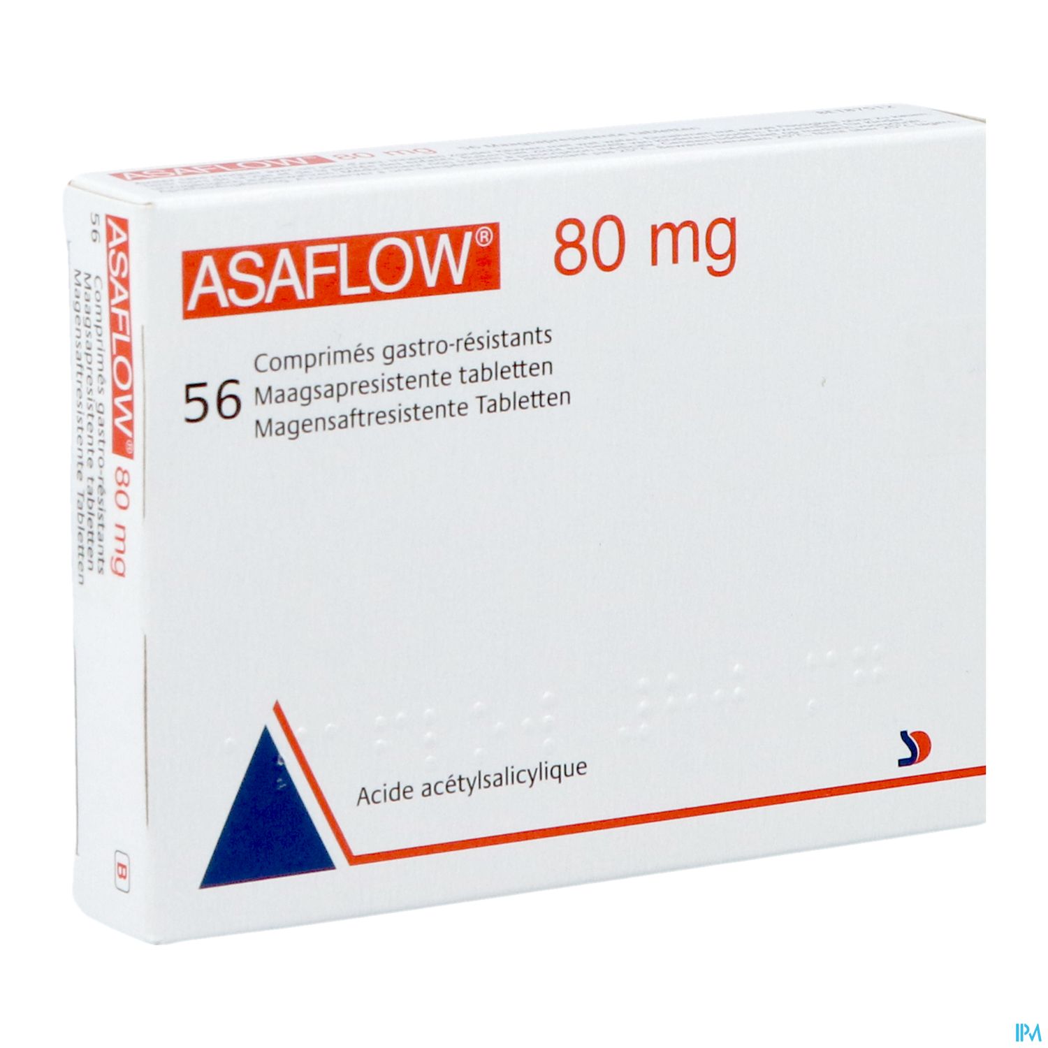 Asaflow 80mg 56 Maagbestendige Tabletten - Algemene bloedsomloop ...