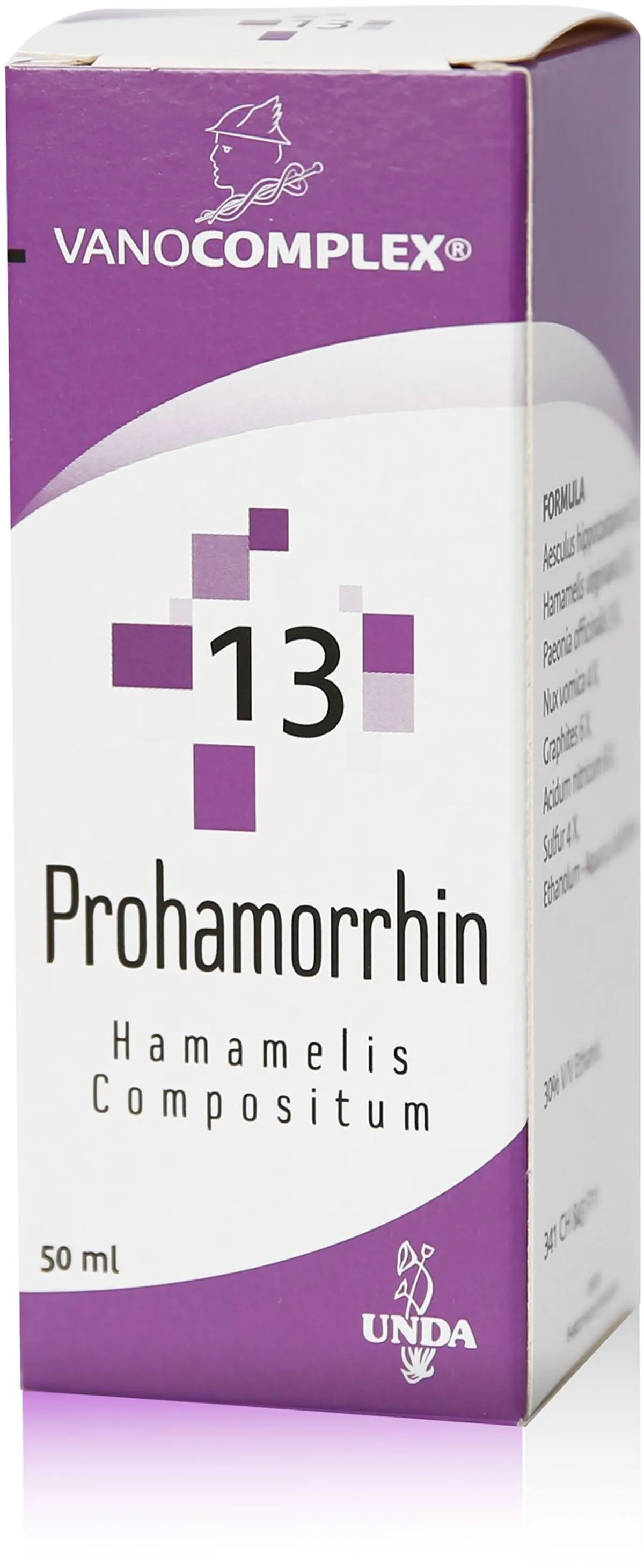 Vanocomplex N13 Prohamorrhin Gouttes 50ml Unda