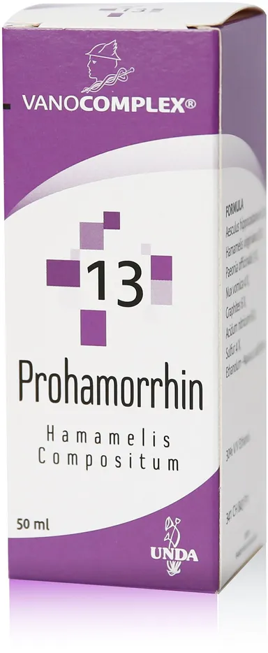 Vanocomplex N13 Prohamorrhin Gouttes 50ml Unda