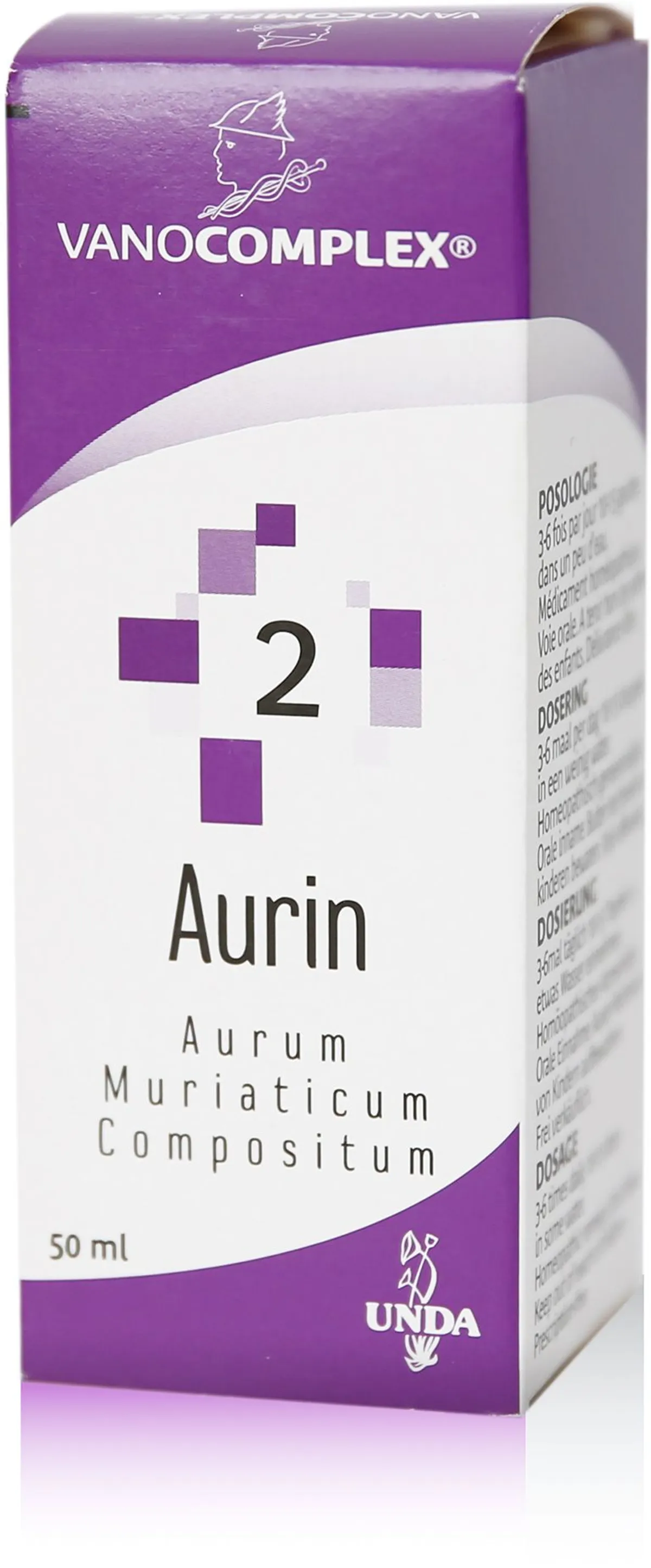 Vanocomplex N 2 Aurin Gouttes 50ml Unda