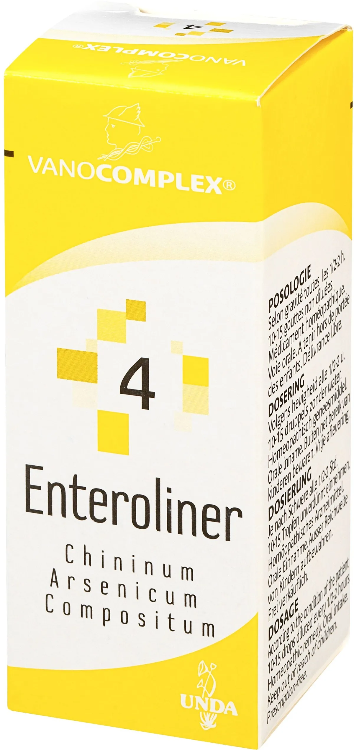 Vanocomplex N 4 Enteroliner Gouttes 50ml Unda
