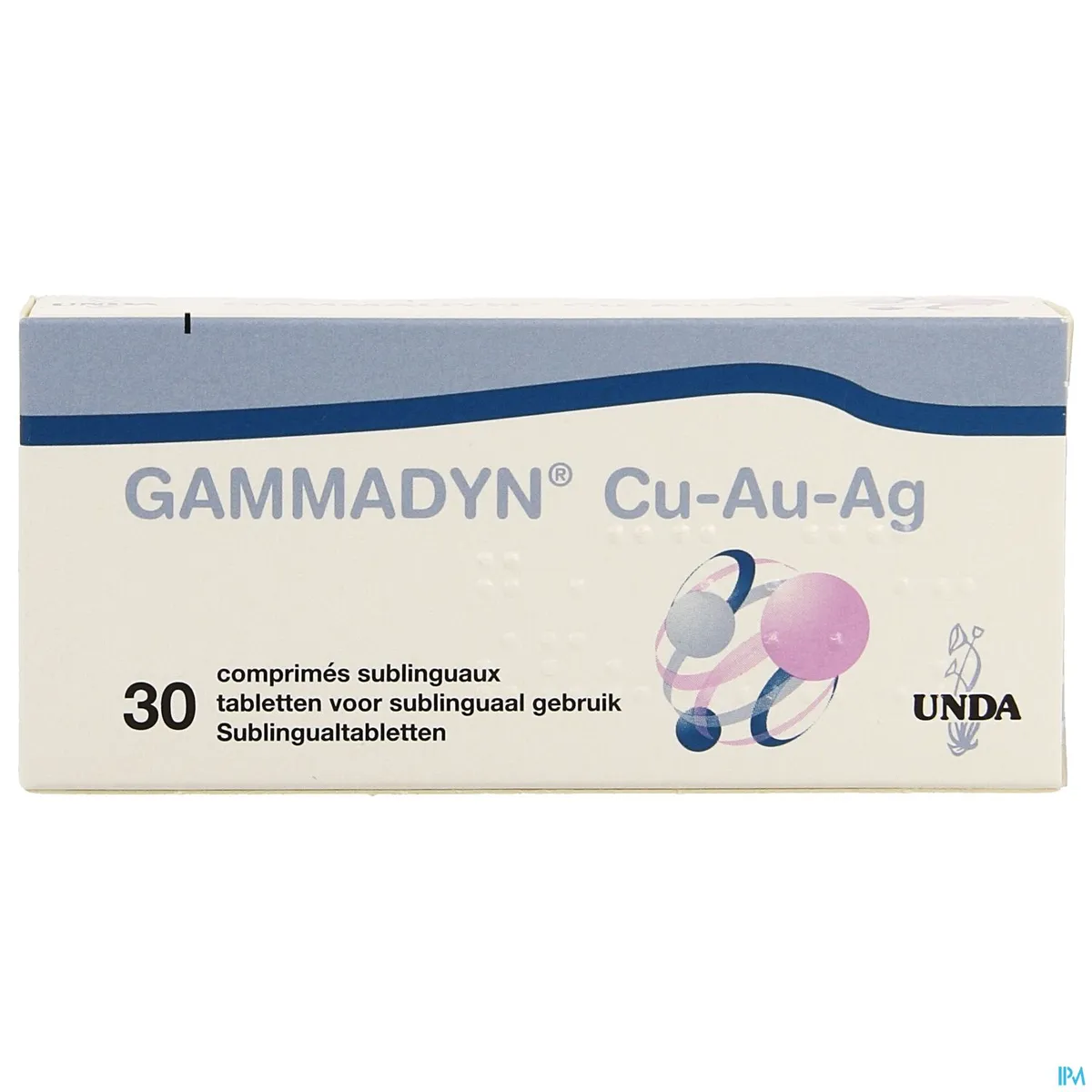 Gammadyn Cuivre (Cu) Or (Au) Argent (Ag) 30 Comprimés
