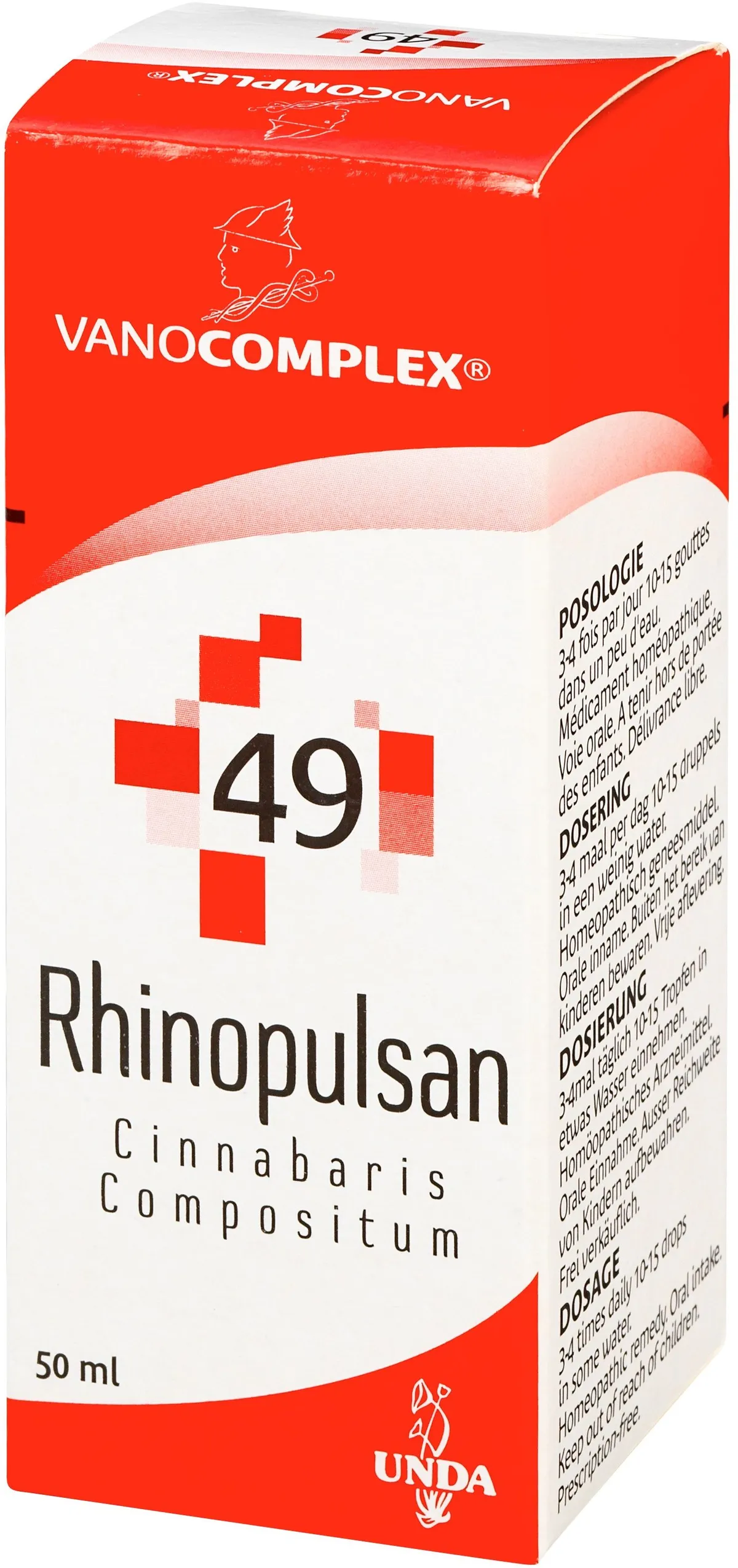 Vanocomplex N49 Rhinopulsan Gouttes 50ml Unda