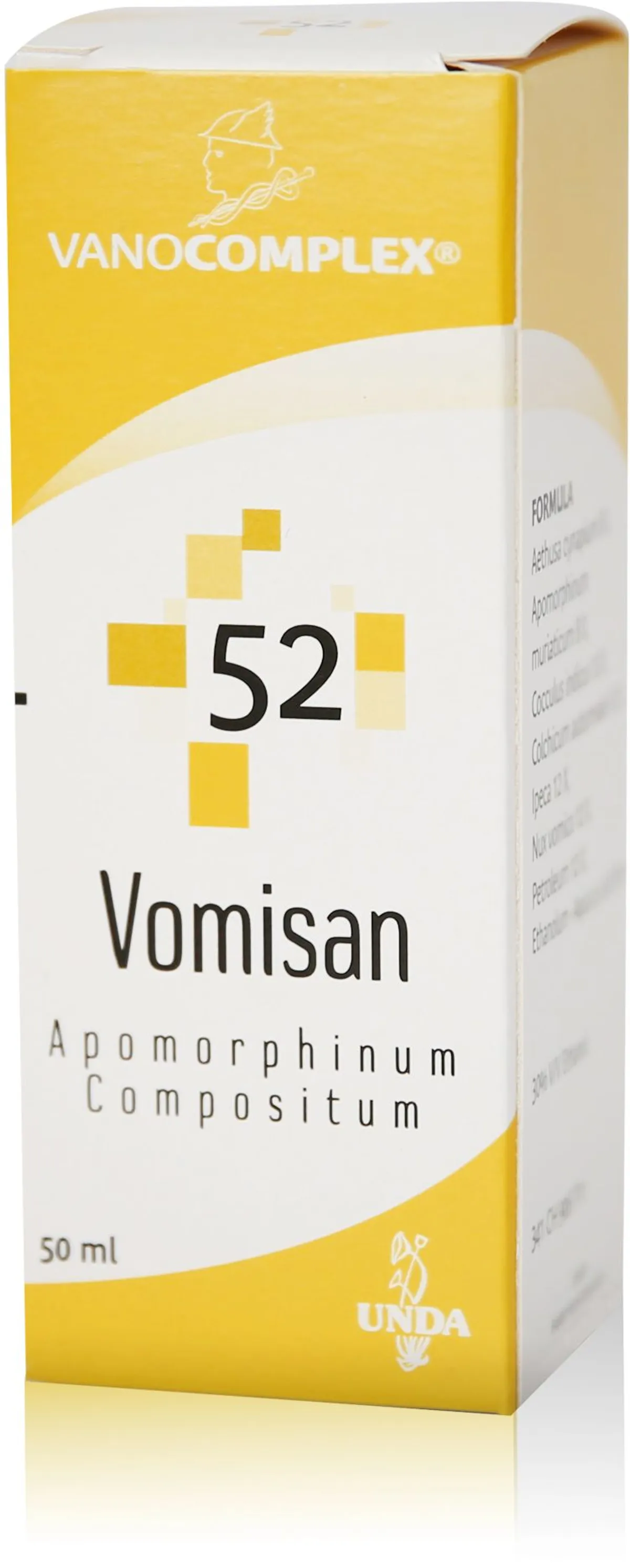 Vanocomplex N52 Vomisan Gouttes 50ml Unda