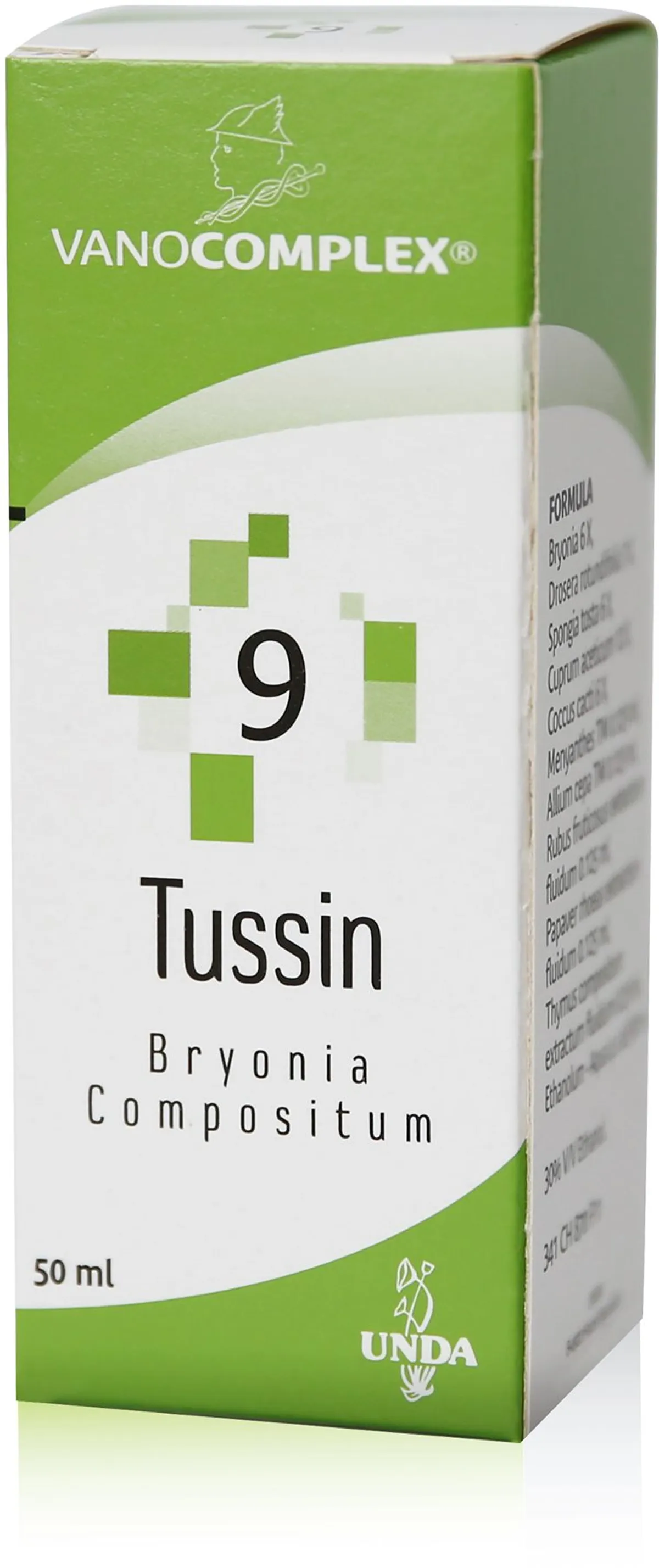 Vanocomplex N 9 Tussin Gouttes 50ml Unda