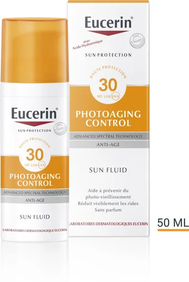 Eucerin Sun Photoaging Control SPF 30 Fluide Anti-Age avec pompe 50ml