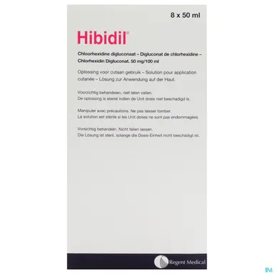 Hibidil Solution 8x50ml Unidose