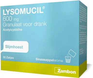 Lysomucil 600mg 30 Zakjes Granulaat
