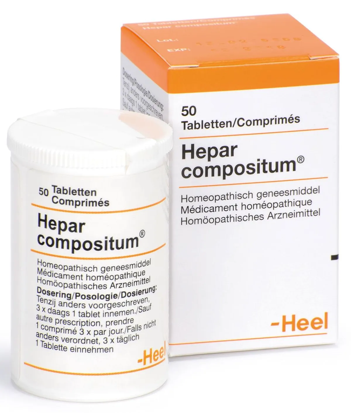 Hepar Compositum 50 Comprimés Heel