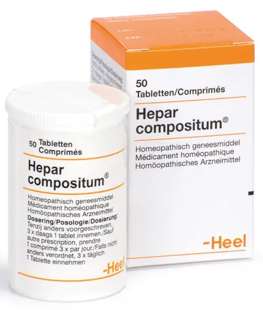 Hepar Compositum 50 Comprimés Heel