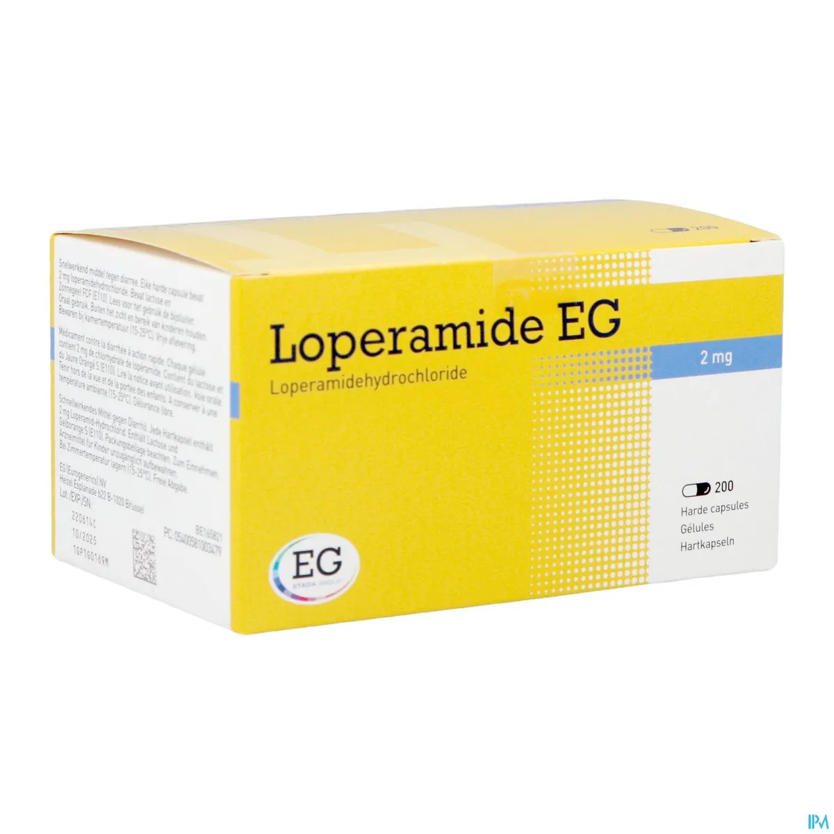 Loperamide EG 2mg 200 Capsules