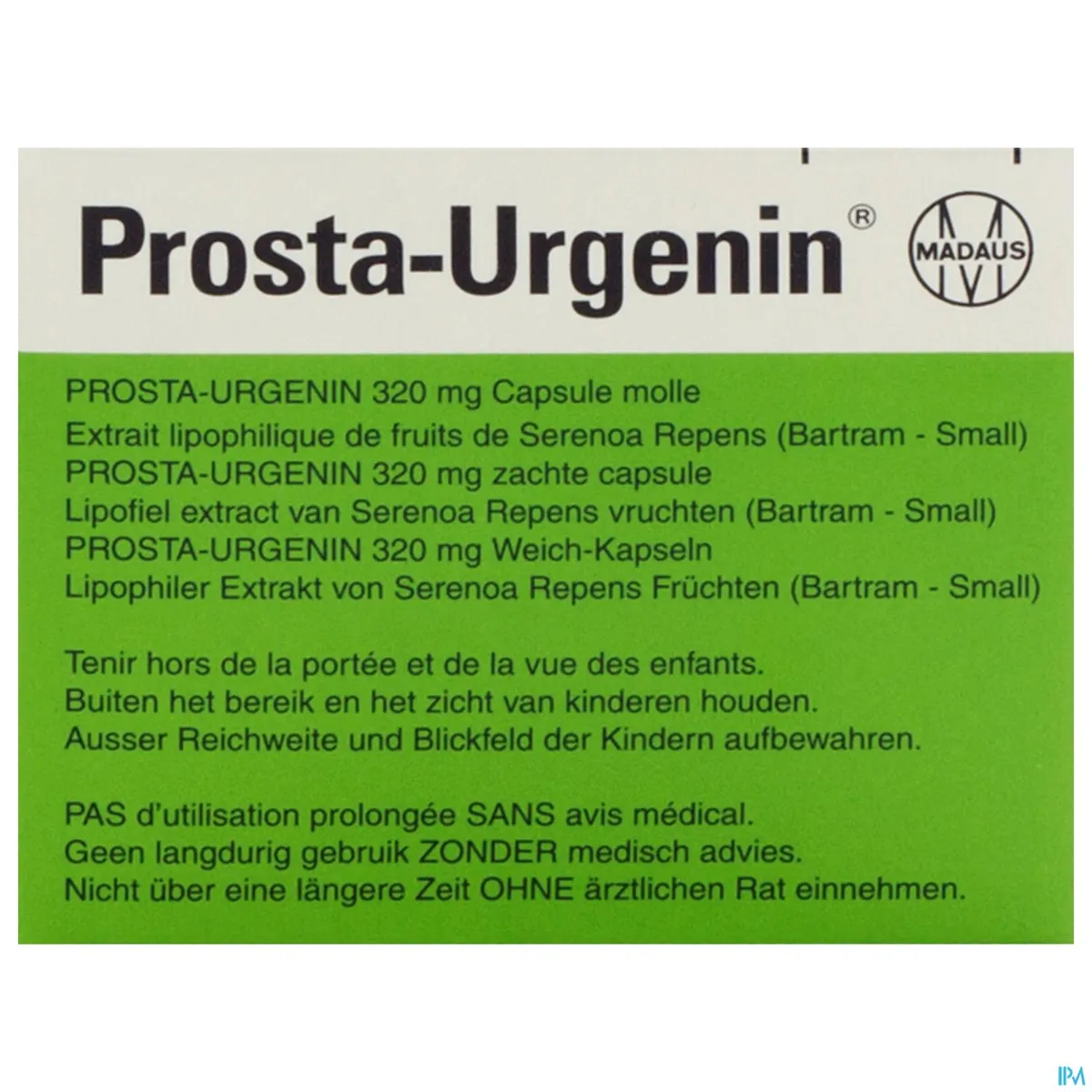 Prosta-Urgenin 320mg 30 Capsules