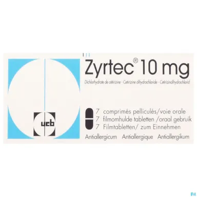 Zyrtec 10mg 7 Tabletten