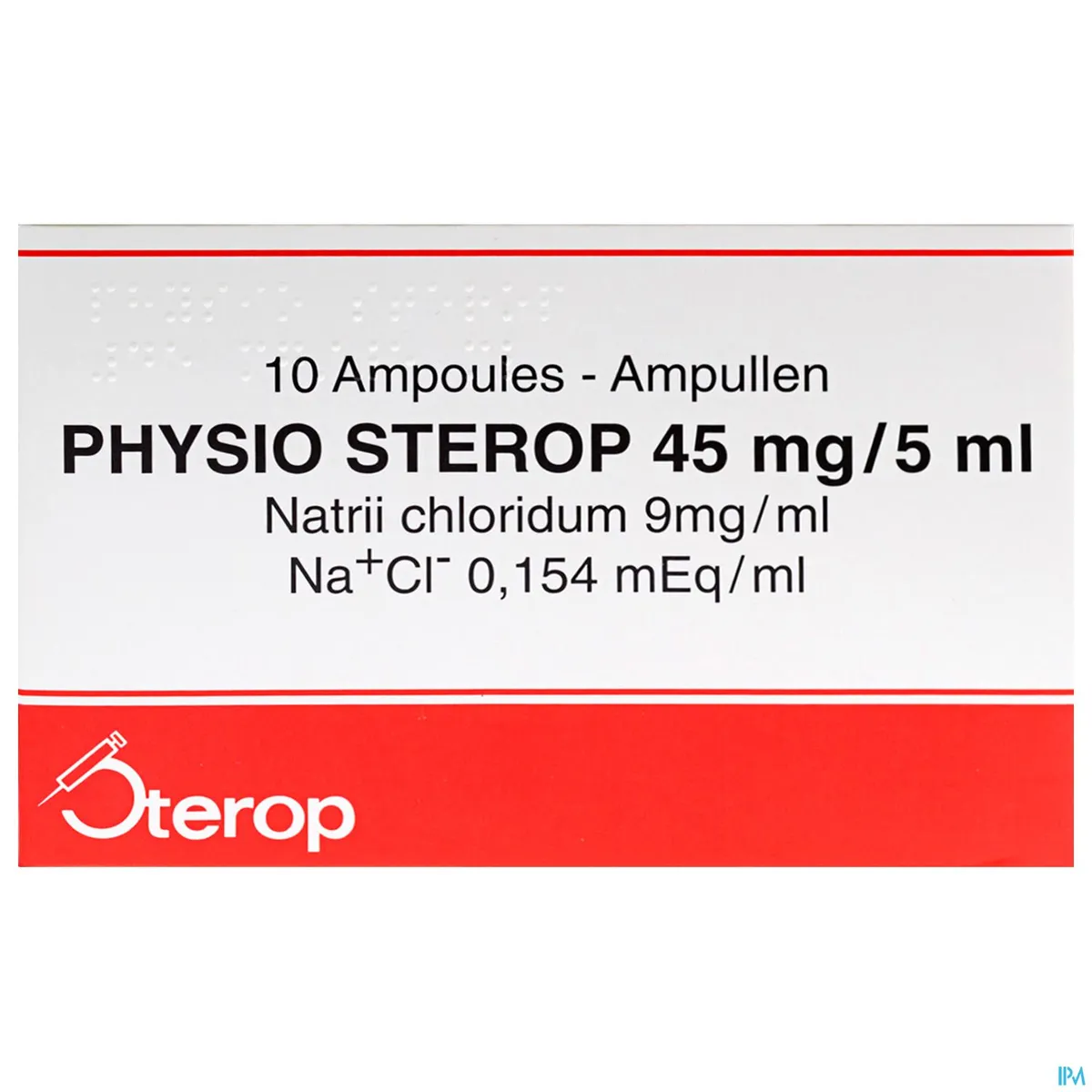 Physio Sterop 45mg/5ml 10 Ampoules x 5ml