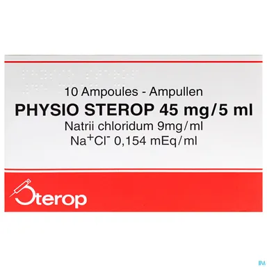 Physio Sterop 45mg/5ml 10 Ampoules x 5ml