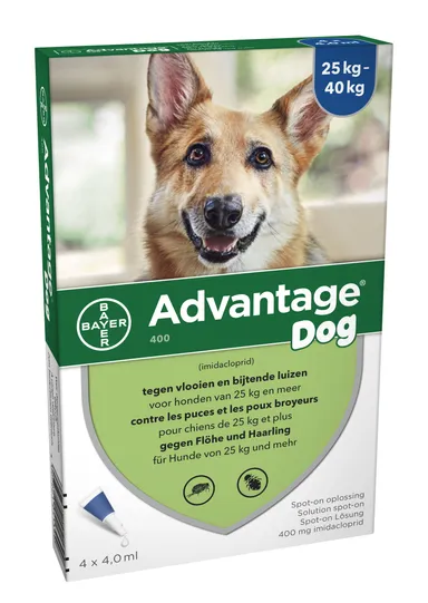 Advantage 400 Chiens 25<40kg 4x4ml