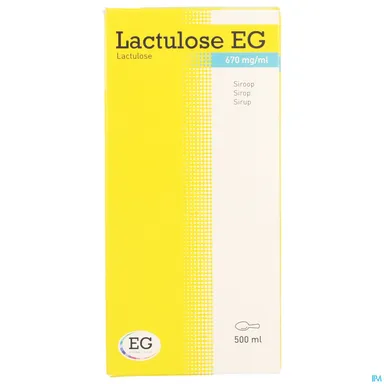 Lactulose EG Siroop 670 mg / ml 500 ml