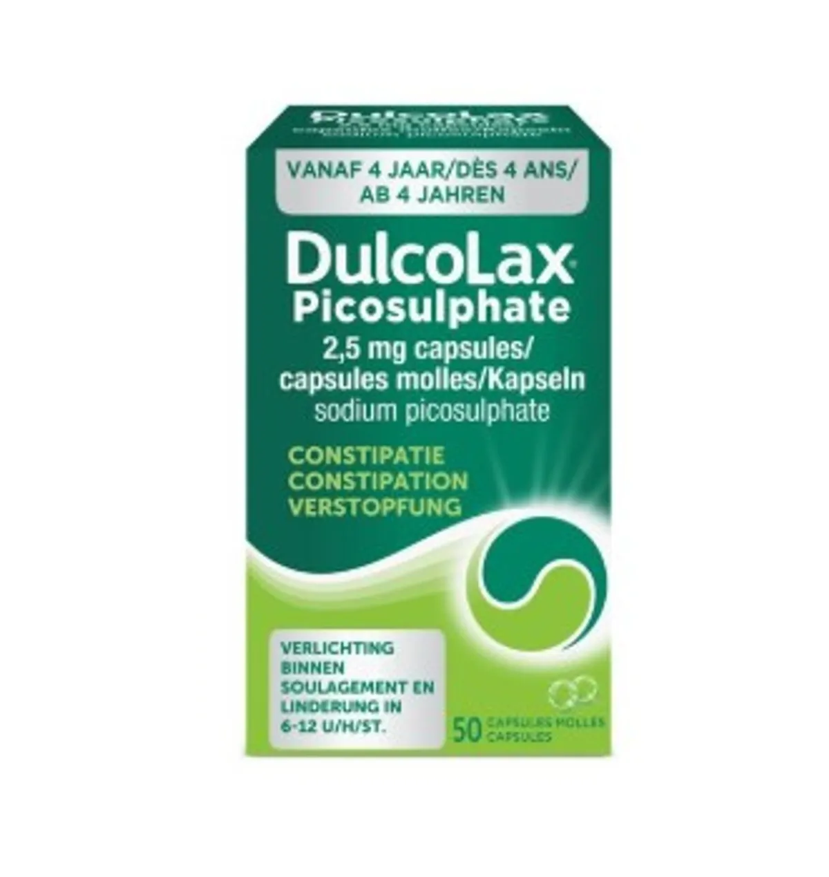 Dulcolax Picosulfaat 2,5 mg 50 Capsules