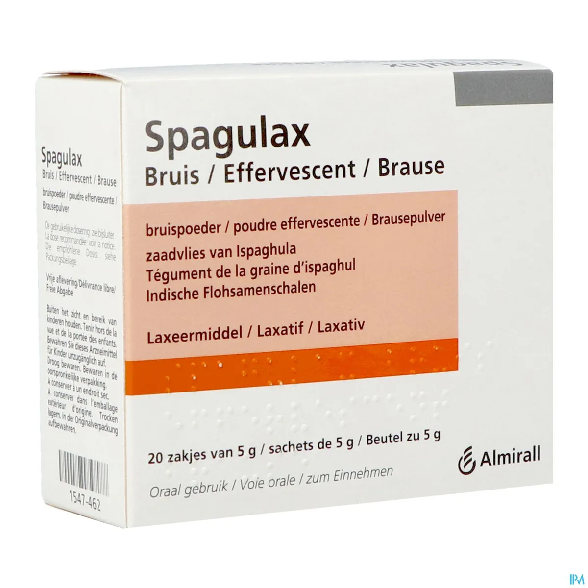 Spagulax Poeder Bruisend Zakjes 20x5g
