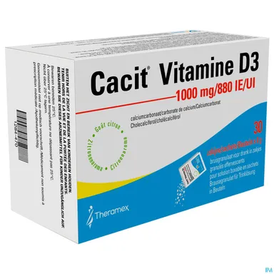 Cacit Vitamine D3 1000/880 30 zakjes