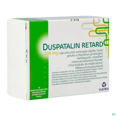 Duspatalin Retard 200mg 60 Gélules