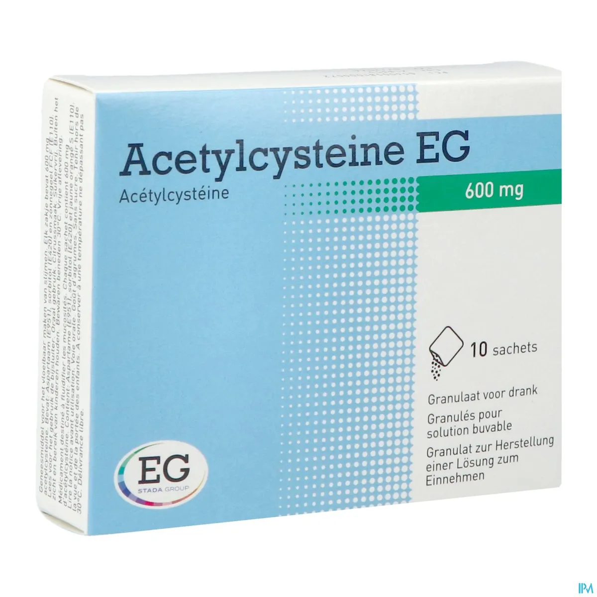 Acetylcysteine EG 600mg 10 Zakjes