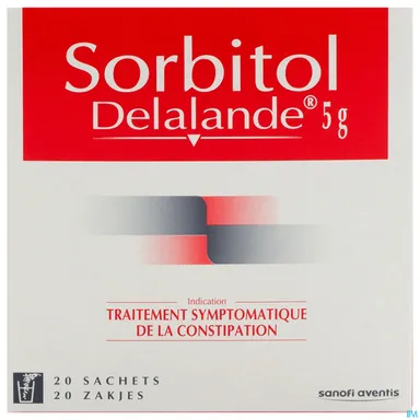 Sorbitol Delalande Zakjes 20x5g