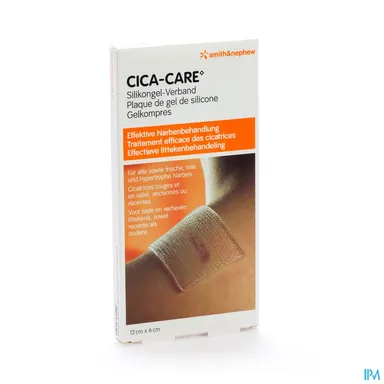 Cica-Care Plaque de Gel de Silicone 12cmx6cm 1 Pièce