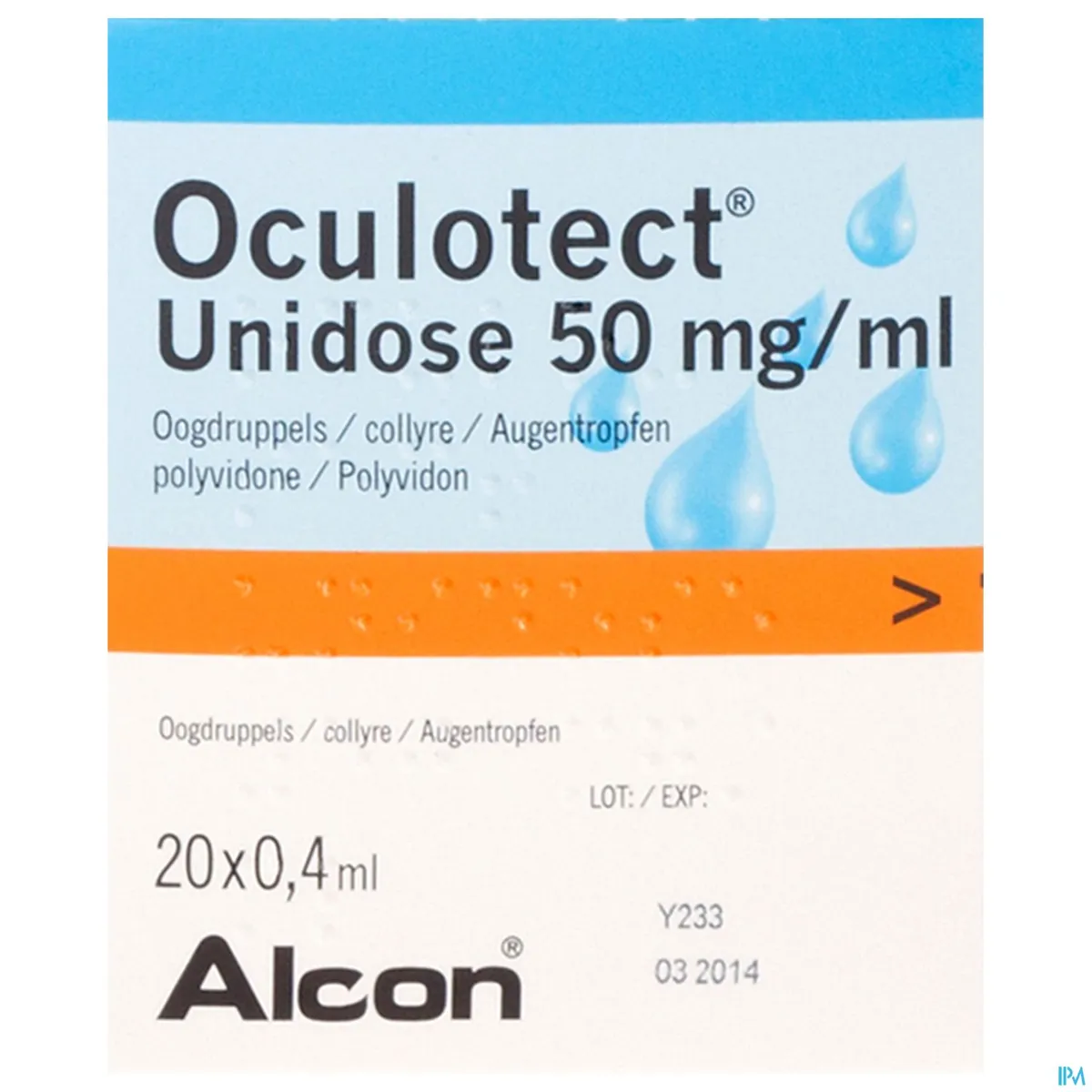 Oculotect 50mg/ml Unidoses 20x0,4ml