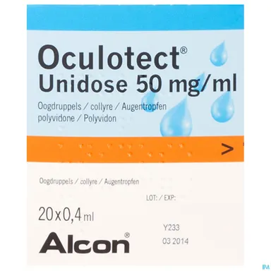 Oculotect 50mg/ml Unidoses 20x0,4ml