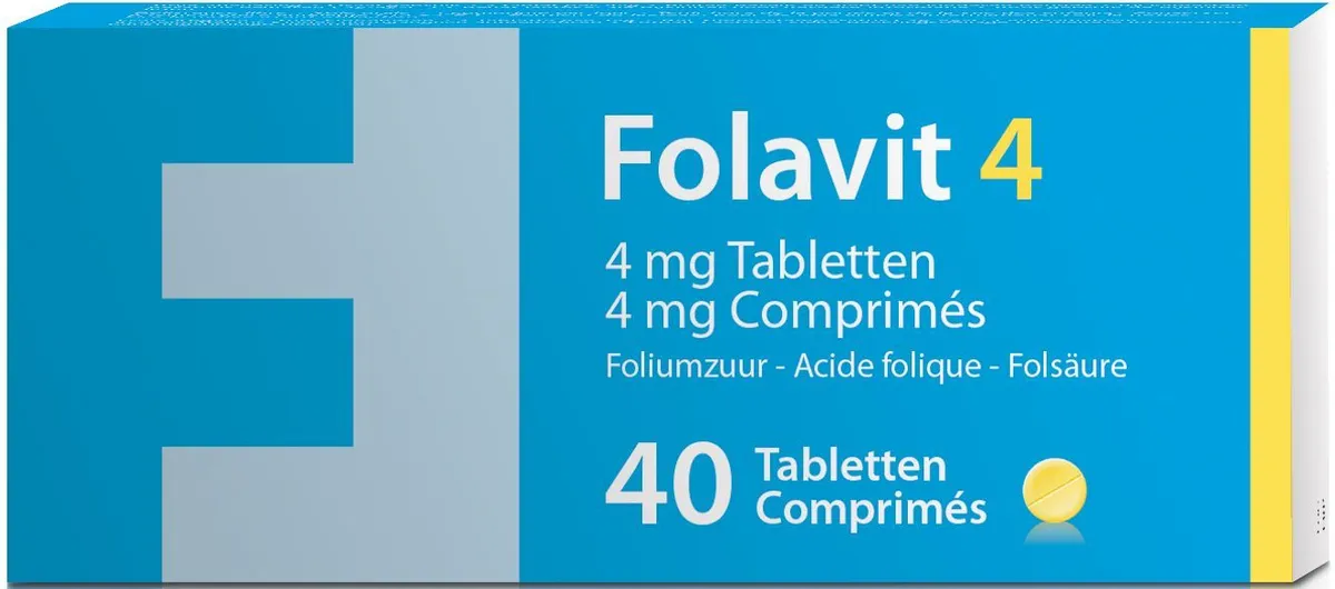 Folavit 4mg 40 Comprimés