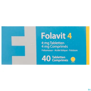 Folavit 4mg 40 tabletten