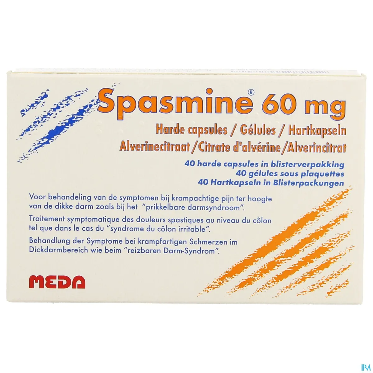 Spasmine 60mg 40 Capsules