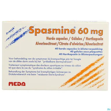 Spasmine 60mg 40 Capsules