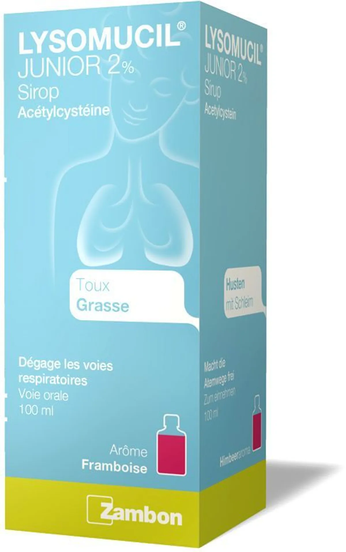 Lysomucil Junior 2% Sirop 100ml