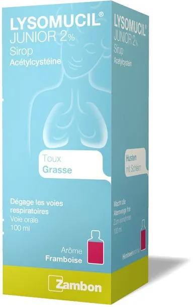 Lysomucil Junior 2% Sirop 100ml