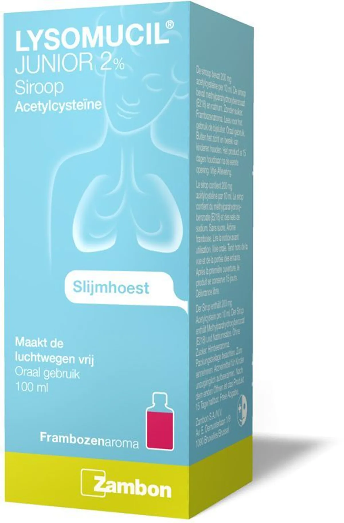 Lysomucil Junior 2% Siroop 100ml