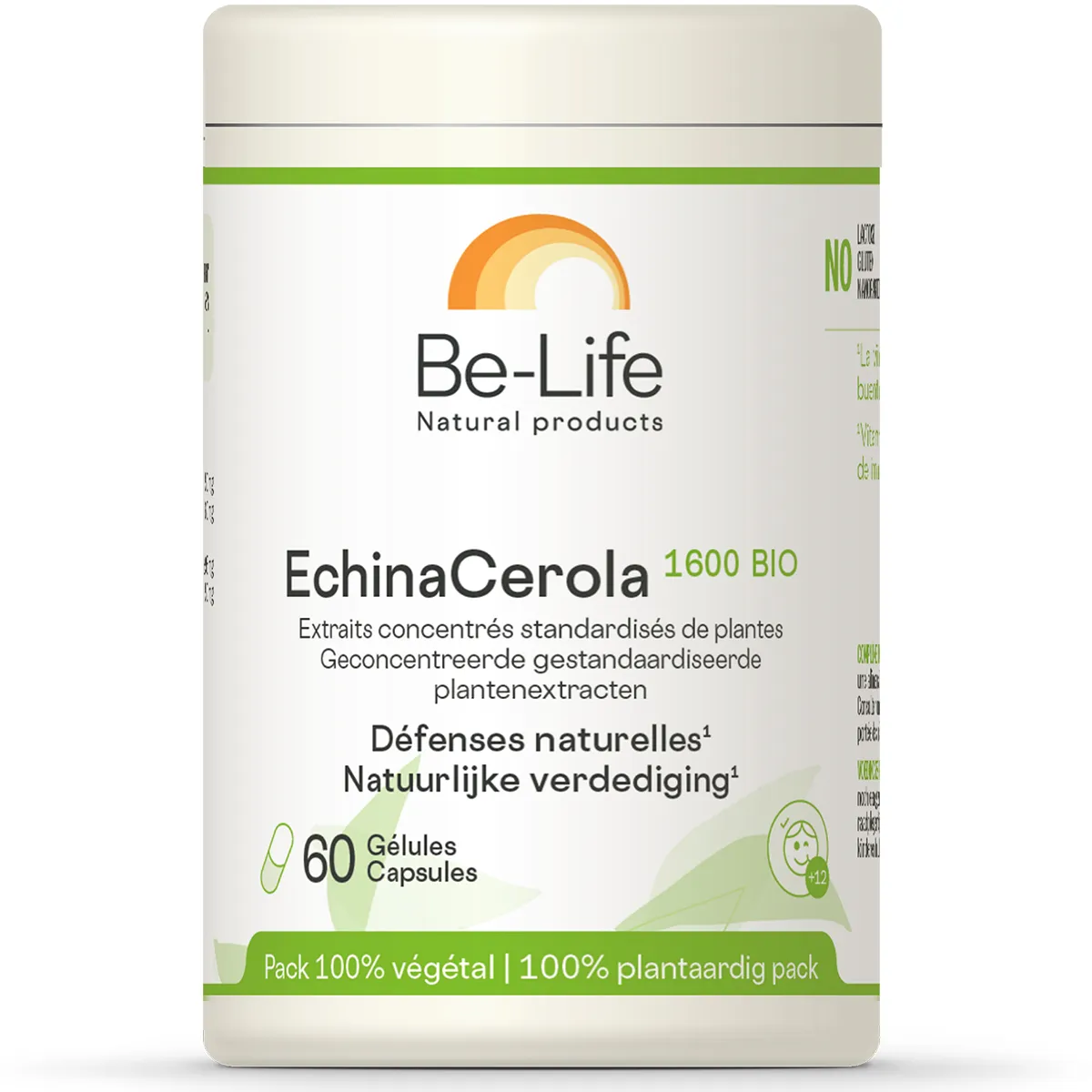 Be-Life Echinacerola 1600 Bio 60 Gélules