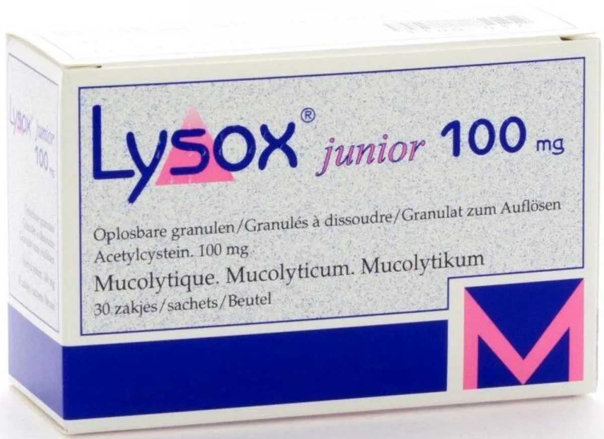 Lysox Junior 100mg 30 Sachets