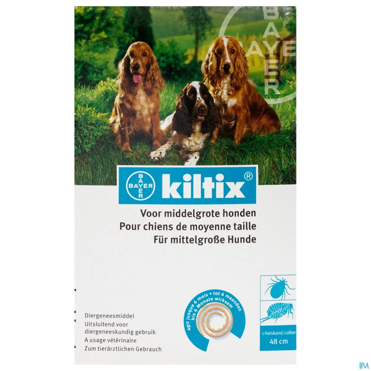 Kiltix Collier A/puce 48cm Chien