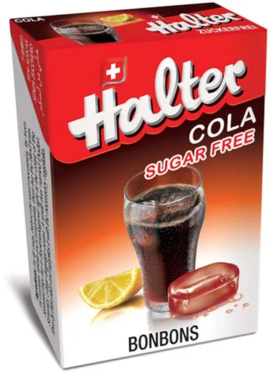 Halter Bonbon Cola Citron Sans Sucre 40g