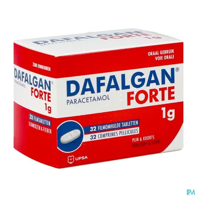 Dafalgan Forte 1g 32 Tabletten