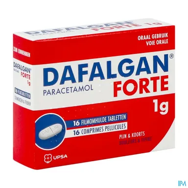 Dafalgan Forte 1g 16 Tabletten